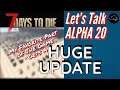 7 Days To Die Alpha 20 Building Update Will Be HUGE!