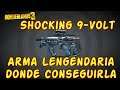 Borderlands 3 - Shocking 9-Volt - Arma Lengendaria donde conseguirla