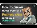 How to change mouse pointer and select your pointers speed from your computer.