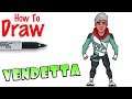 How to Draw Vendetta | Fortnite