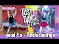 Just Dance 2022 - good 4 u by Olivia Rodrigo 13K MEGASTAR Gameplay!