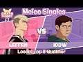 Leffen vs iBDW - Losers Top 8 Qualifier Melee Singles - Smash Summit 9 | Fox vs Fox