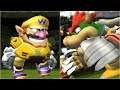 Mario Strikers Charged - Wario vs Bowser - Wii Gameplay (4K60fps)