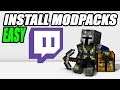 Minecraft How To Install Modpacks Using Twitch App Tutorial