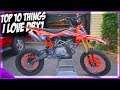 Top 10 Things I Love About My Chinese Dirt Bike Tao Tao DBX1 140cc Pit Bike