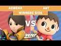 WNF 2.10 AEMehr (Mii Gunner) vs Ant (Villager) - Winners Side - Smash Ultimate