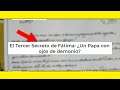 ES ESTE EL ANTI PAPA? I EL TERCER SECRETO DE FÁTIMA I EXPERTO CRISTIANO RESPONDE