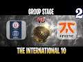 PSG.LGD vs Fnatic  Game 2 | Bo2 | Group Stage The International 10 2021 TI10 | DOTA 2 LIVE