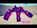 RUBY GOLEM 1 vs 1 EVERY UNIT | TABS Totally Accurate Battle Simulator Gameplay
