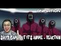 SQUID GAME BUT IT'S ANIME - REACTION INDONESIA