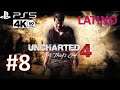 UNCHARTED 4 / Walkthrough #8 / PS5 / 4K 60fps / LATINO / sin comentarios