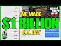 We Made Over $1 BILLION In A Day (GTA Online)