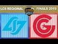 CLG vs CG, Game 2 - LCS 2019 Regional Finals Round 2 - Counter Logic Gaming vs Clutch Gaming G2