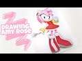 Drawing Amy Rose - Sonic the Hedgehog
