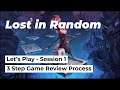 Lost in Random | First Quest - Bedtime Stories | Let's Play | 3 Step Game Review Process | Session 1