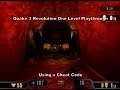 Quake 3 Revolution One Level Playthrough using a Ps2 Cheat Code :D