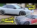 Restoring an ex DRIFT MISSLE s13 Hatch to OEM+ (INSANE TRANSFORMATION)