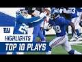 Top 10 Plays from 2020 Season! | New York Giants