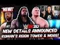 WWE 2K20 - NEW DETAILS! ROMAN'S REIGN 2K TOWERS MODE!