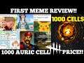 1000 Auric cell giveaway! First meme review!  Streamloot punishment game! | Dead by Daylight
