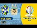 BRASIL vs ARGENTINA - Copa América 2021 | Final