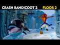 Crash Bandicoot 2 - Cortex Strikes Back - Floor #2 - Viroqe Gameplay
