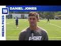 Daniel Jones on First Day of Practice with Patriots | New York Giants