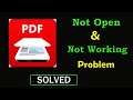 How to Fix PDF Scanner App Not Working Problem | PDF Scanner Not Opening Problem in Android & Ios