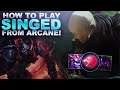 HOW TO PLAY SINGED FROM ARCANE! | League of Legends