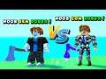 NOOB COM ROBUX VS NOOB SEM ROBUX NO TIMBER (Roblox)