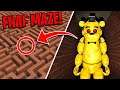 Stuck in a MAZE with FNAF ANIMATRONICS! *MULTIPLAYER*