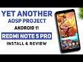 Yet Another AOSP Project Android 11 Rom For Redmi Note 5 Pro | App Lock | Install & Review