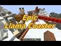 Mine Cart Roller Coaster With Llamas & Bonus Footage