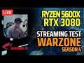🔴 STREAMING Test - Ryzen 5 5600X | RTX 3080 10GB (Call of Duty Warzone - Season 4)