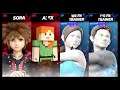 Super Smash Bros Ultimate Amiibo Fights – Sora & Co #388 Sora & Alex vs Wii Fit Trainers