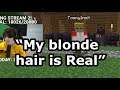 Tommyinnit's Blonde Hair is FAKE?? *Building a house with Tubbo on the Dream SMP*