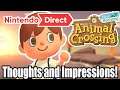 What are my Thoughts? | Animal Crossing New Horizons Direct