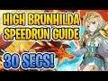 4x Fjorm High Brunhilda Speedrun Guide - 30 Second Clears! | Dragalia Lost