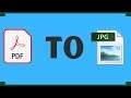 How to Convert PDF to JPG Easily in 1 min 2021