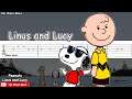 Linus and Lucy - Peanuts (A Charlie Brown Christmas) Guitar Tutorial