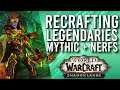 Massive Mythic Plus Nerfs! Recrafting Legendaries Tips In Patch 9.1! - WoW: Shadowlands 9.1 PTR