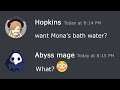 Mona uses discord but...