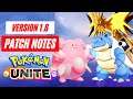 Pokemon Unite PATCH V1.6 NEW POKEMON GAMEPLAY TRAILER REVEAL PATCH NOTES BUFF ポケモンユナイト V1.6 パッチノート