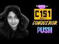 Rp pammpakaalu || C1S1 Conqueror rank push #bgmi #Conqueror