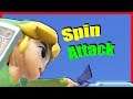 SPIN ATTACK EDGE GUARD (Feat. Juggleboy) - Toon Link High Level Gameplay Smash Ultimate
