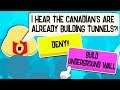 Building An Underground Wall To Stop Canadian Smugglers in Impeached