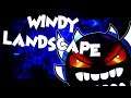 "Windy Landscape" by: WOOGI1411 (On Stream) | Geometry Dash