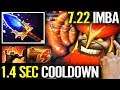 1.4 Sec COOLDOWN - NEW 7.22 IMBA MARS Aghanim's Scepter Dota 2 by S4