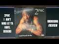 2Pac- I ain't mad at ya hip-hop vinyl record, tupac vinyl record, 2pac vinyl records, tupac vinyl