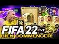 COMMENT BIEN COMMENCER FIFA 22 Ultimate Team avec 0€ - Nos Premiers Packs & Matchs Rivals! #1